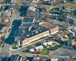 millmont elementary school tight site permanent off-site construction